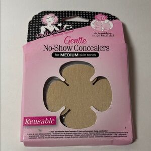NIB Gentle No-Show Concealers Medium Skin Tones Reusable  breast pads